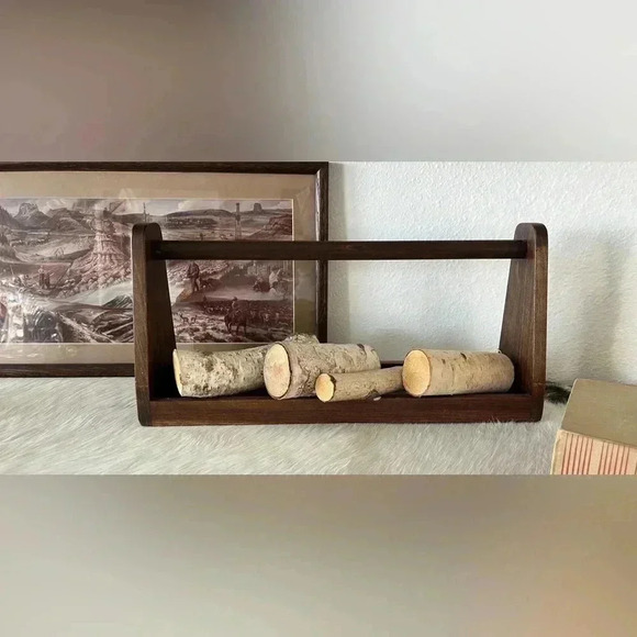 Steelite Wood Caddy 6525T162 Ebony Stain 15" Varick Form Handcrafted USA - Picture 1 of 12